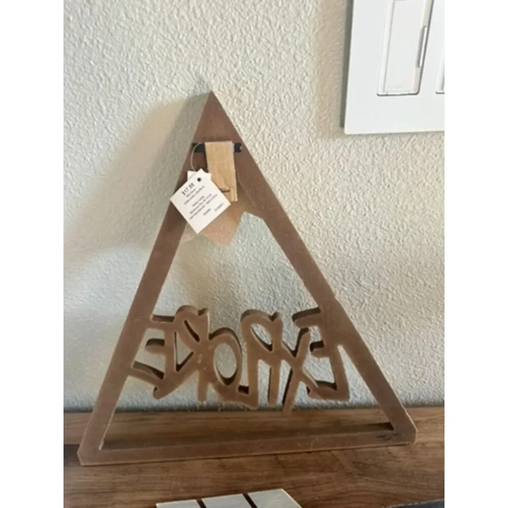 NEW Hobby Lobby Forest Decor - Triangle Explorer Sign & Arrows